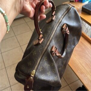 LV Authentic Speedy 35 Louis Vuitton Travel Bag